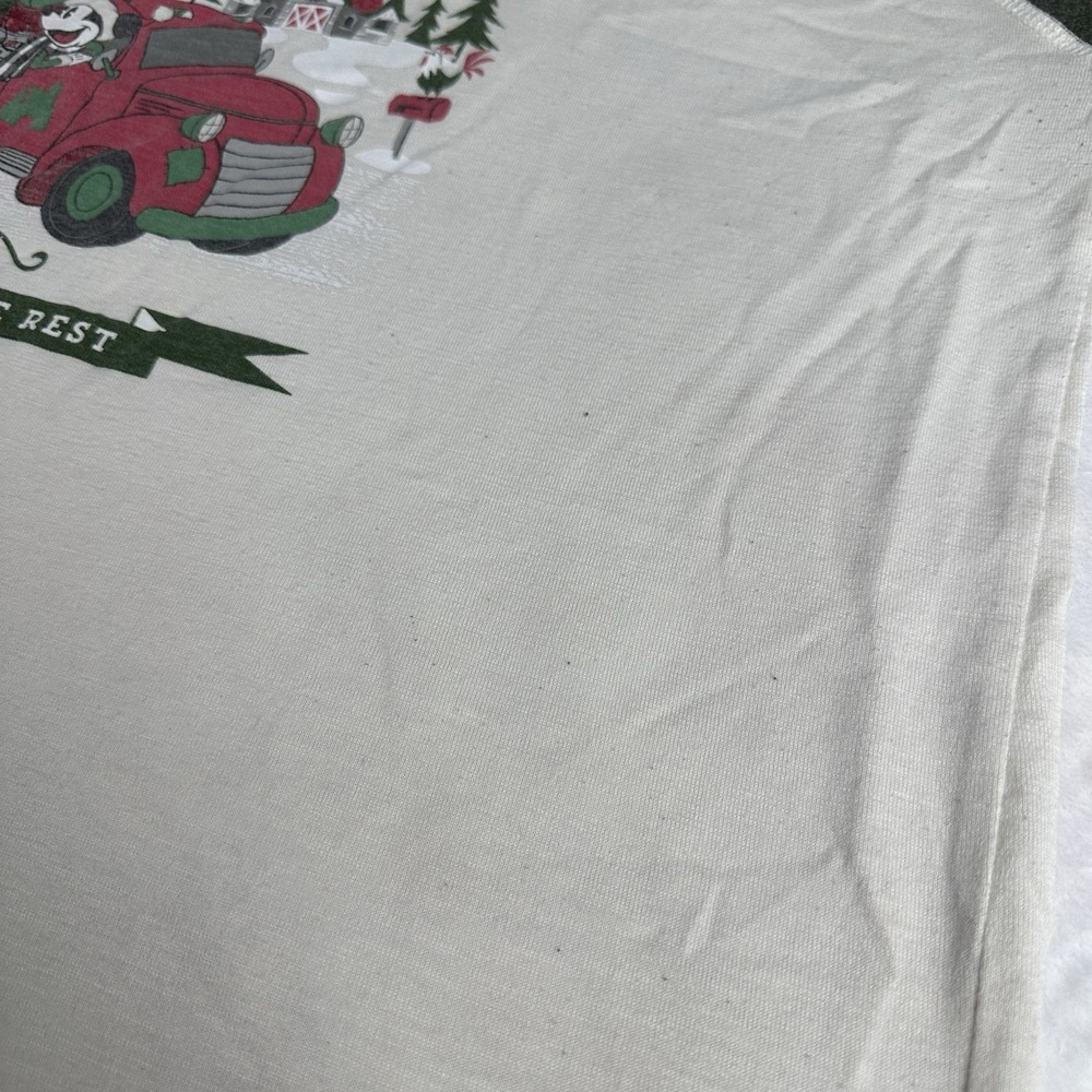 Disneyland Mickey Mouse Shirt Mens Size XXL Main Street Tree Farm Christmas Tee - Picture 6 of 10